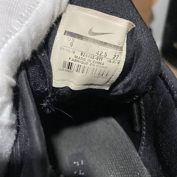 Nike Air Max Vapormax Plus Triple Black 924453-011 SZ 9 Sneaker Shoes - Picture 8 of 8